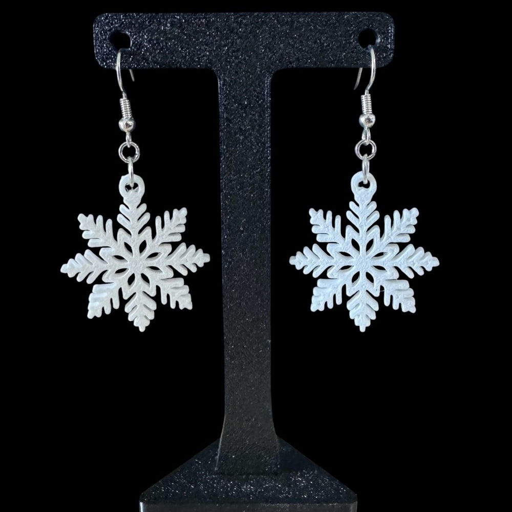 Snowflake earrings